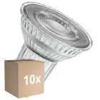 Confezione Multipack 10x Ledvance Faretti LED GU10 PAR16 2.4W 230lm 36D - 927 Bianco Molto Caldo | Miglior Resa Cromatica - Dimmerabile - Sostitutiva 35W