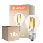 Confezione Multipack 10x Ledvance Classic LED E27 Pera Filamento Chiara 11W 1521lm - 840 Bianco Freddo| Sostitutiva 100W