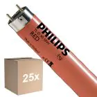Confezione Multipack 25x Philips MASTER TL-D 58W - Rosso | 150cm