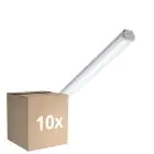 Confezione Multipack 10x Philips Stagna LED WT060C 28W 3400lm - 840 Bianco Freddo | 150cm - 1x Cablaggio Entra/Esci