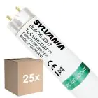 Confezione Multipack 25x Sylvania Blacklight BL368 T12 Toughcoat 40W - 368 UV | 120cm