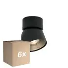 Confezione Multipack 6x Nordlux Pitcher Faretti Metallo Nero | Adatto per GU10