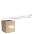 Confezione Multipack 10x Ledvance Reglette LED Linear Compatto 20W 2000lm - 840 Bianco Freddo | 120cm