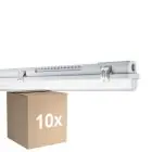 Confezione Multipack 10x Ledvance LED Stagna Alloggio MT Gen 3 IP65 | Adatto per 1x60cm Tubo LED