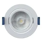 EcoDim Incasso Faretti Bianca 6W 450lm 60D 827- 860 Regolabile Bianca | RGB - 85mm - Ritaglio 75mm - IP54 - Zigbee Dimmerabile