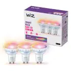 Confezione Multipack 3x WiZ Smart Faretti LED GU10 PAR16 5W 400lm 36D | Miglior Resa Cromatica - Dimmerabile - Sostitutiva 50W