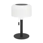 Eglo Lampada Da Tavolo Montapalma Solar Acciaio Nero 2W 190lm - 830 Luce Calda -  | IP54 - Dimmerabile - USB-C
