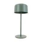 Eglo Lampada Da Tavolo Roccanova Solar Acciaio Verde 2W 270lm - 830 Luce Calda -  | IP44 - Dimmerabile al tocco - USB-C