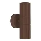Eglo Luce Da Parete Tomelloso Esterni Aluminium Arrugginito Up & Down | Adatto per 2x GU10