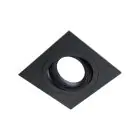 Noxion Incasso Spot Boxi MR16 Inclinabile Nero | Ritaglio 80mm - GU10 Attacco